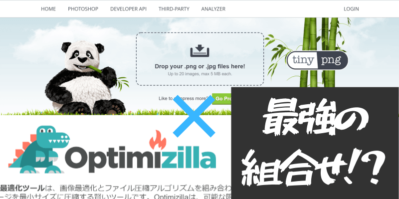 画像圧縮するならweb上で動くtinypngとoptimizillaの組み合わせが最強 うまく使い分けて圧縮しよう Tsut Psの休日