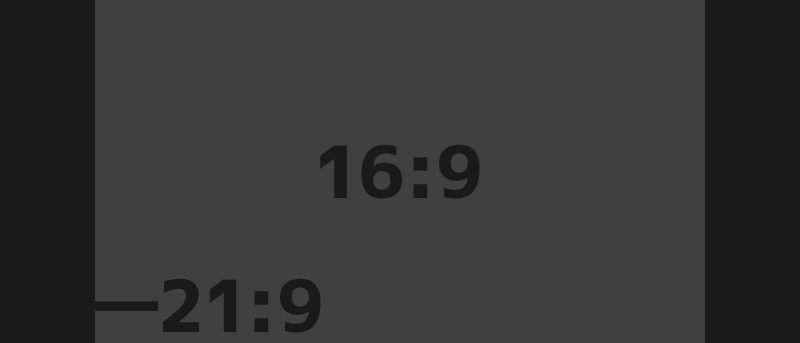 Xperia 1 IIIの21:9と通常の画面比率16:9の比較画像